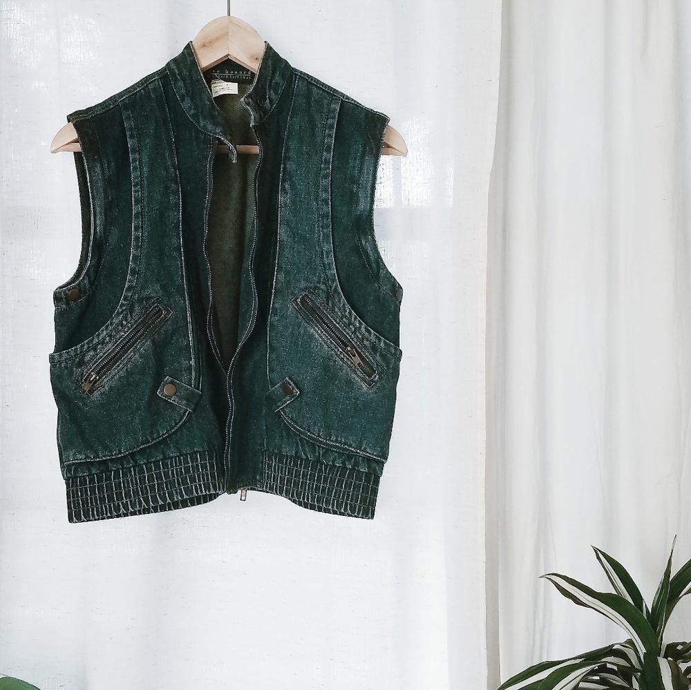 AWESOME Vintage Jean Vest